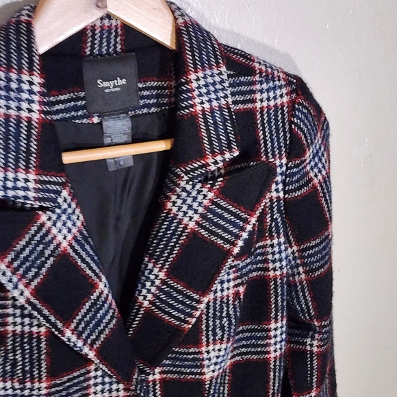 Smythe Plaid Women's Jacket - Black and Red - Picture 6 of 6